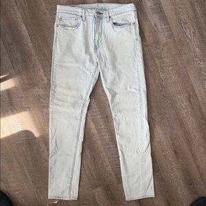 Levi's Men's Sky Blue Skinny Jeans